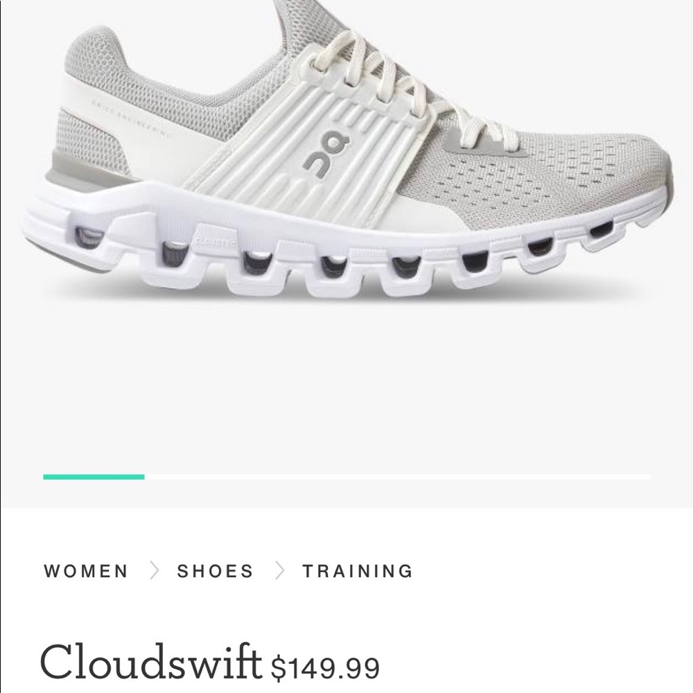 Cloudswift On Cloud White Shoes Size 7.5 Womens